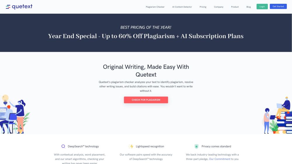 Quetext: DeepSearch AI Tool for Plagiarism Checker