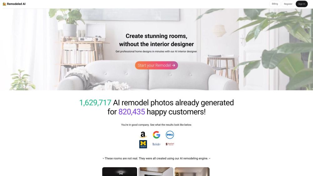 Remodeled AI: AI Tool for Instant Home Designs