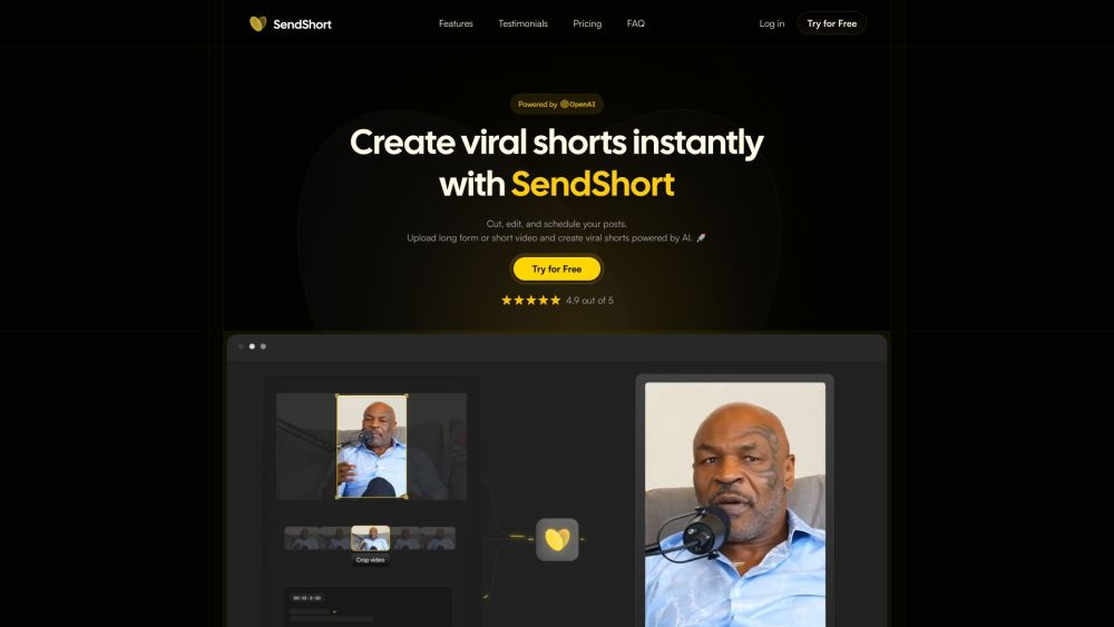 SendShort: AI Tool for Viral Shorts