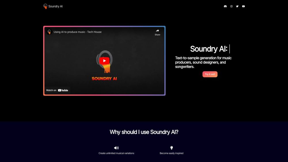 Soundry AI: Studio-Quality AI Tool for Text-to-Sound