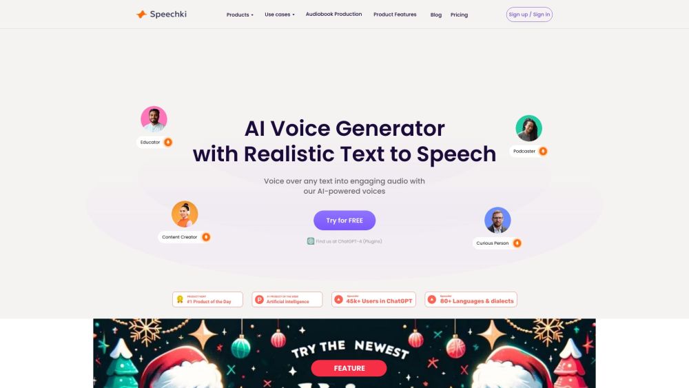 Speechki: AI Tool for Realistic Text-to-Speech