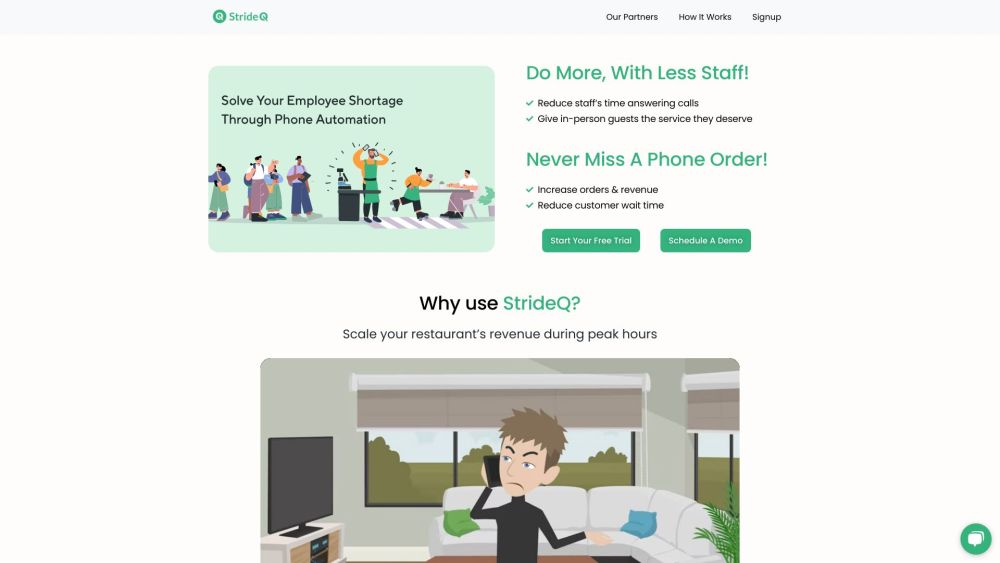 StrideQ: AI Tool for Automated Restaurant Orders