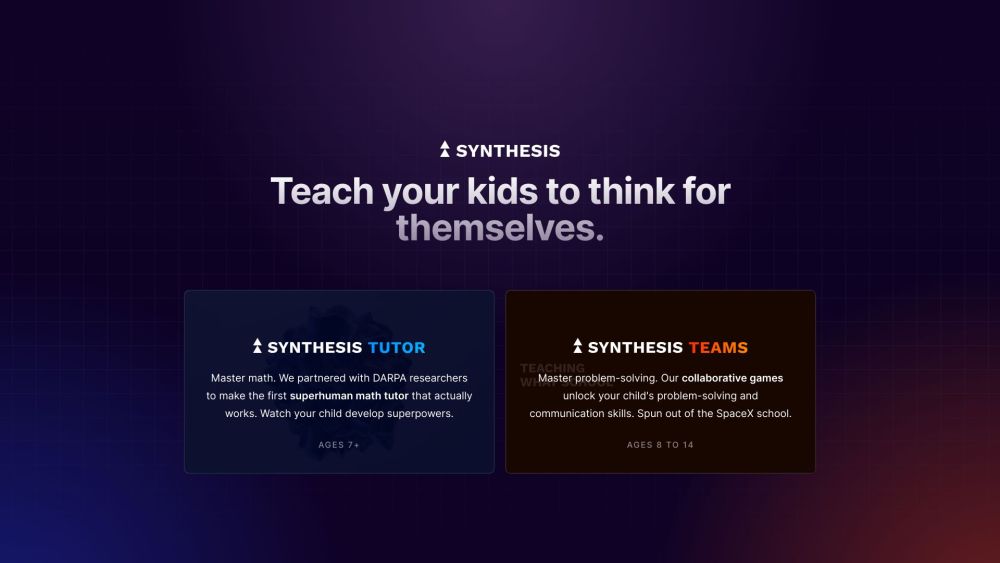 Synthesis: AI Tool for Boundless Learning