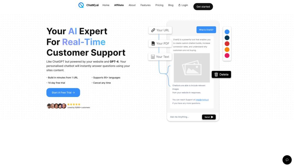 ChatIQ: Custom AI Chatbot Builder & AI Tool