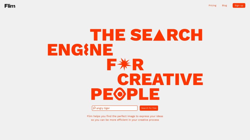 Flim: AI Tool Search Engine for Creatives