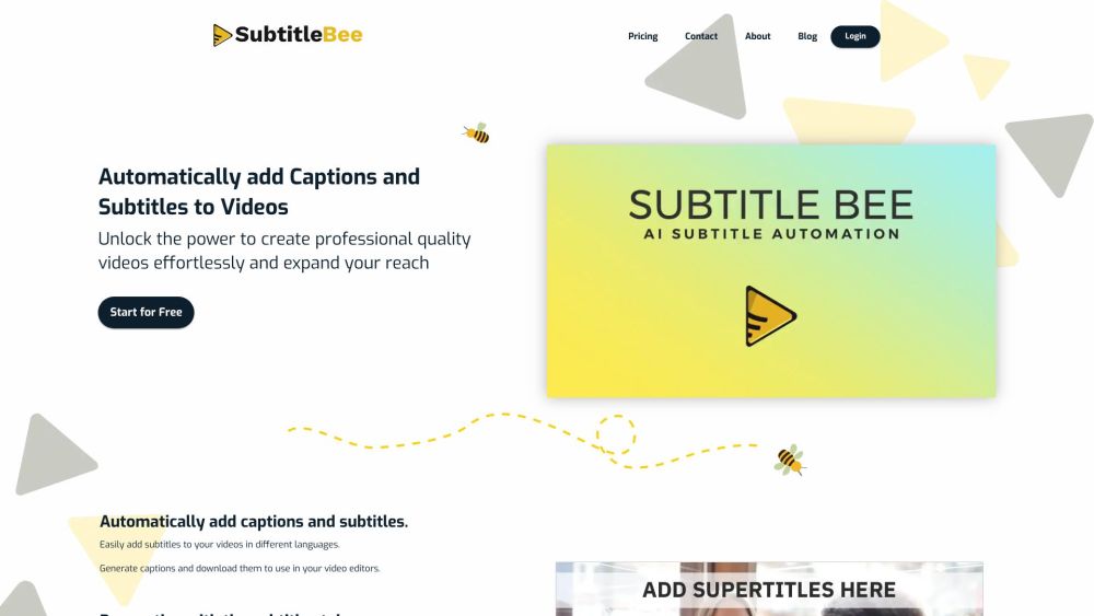 SubtitleBee: Add Captions & Subtitles Fast