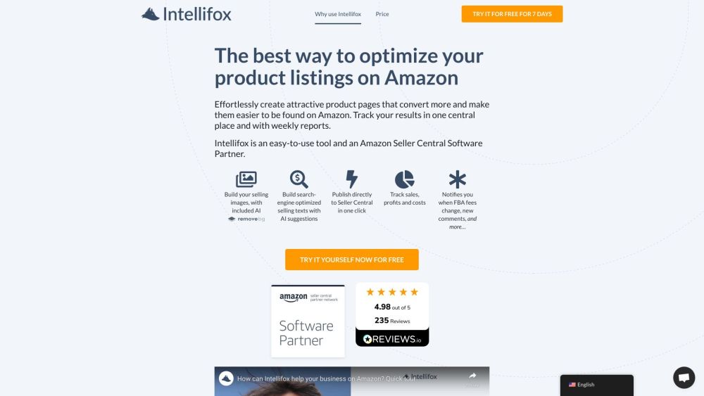 Intellifox: AI Tool for Optimizing Amazon Listings