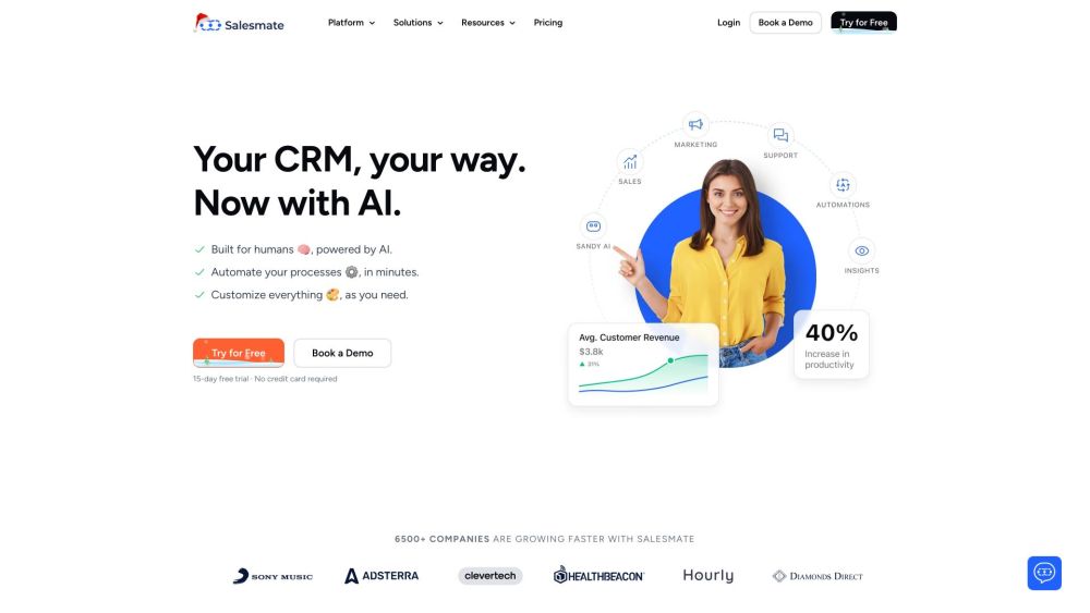 Salesmate CRM: AI Tool for Sales Automation
