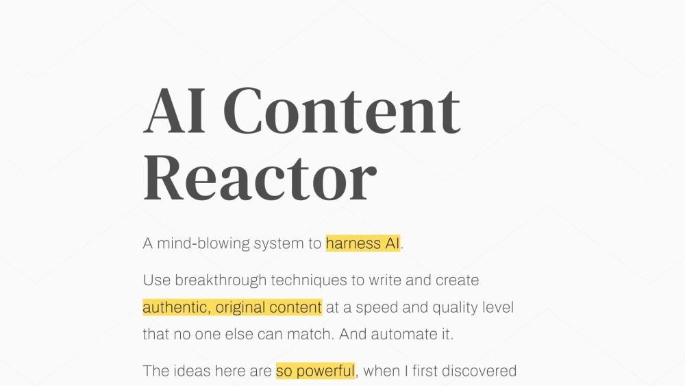 AI Content Reactor: Ultimate AI Tool for Fast, Authentic Content