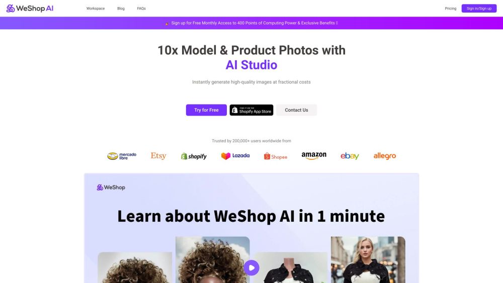 WeShop: AI Studio, AI Model & Product Photo Tool