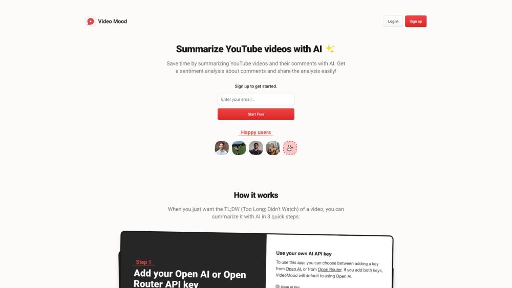 Video Mood: AI Tool for Instant Summaries