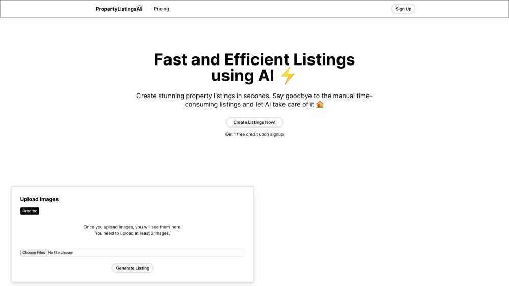 Property Listings AI: AI Tool for Fast Real Estate Listings