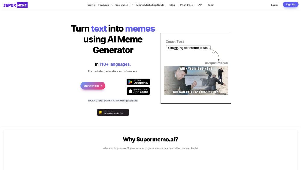 Supermeme.ai: The Ultimate AI Meme Tool