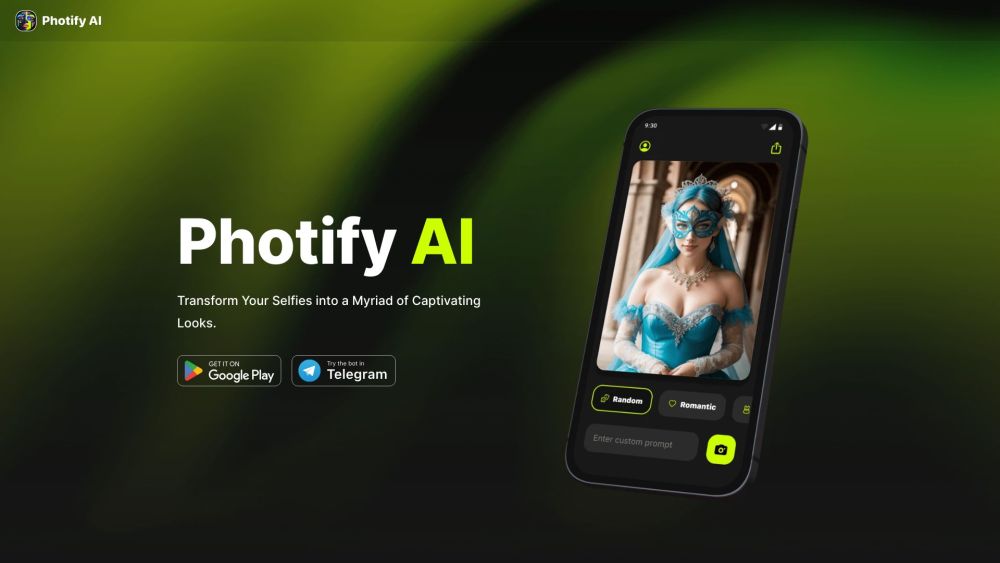 Photify AI: AI-Driven Photo Generator