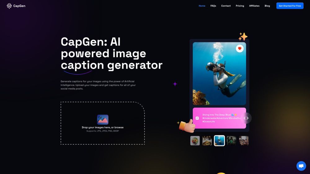 CapGen: Caption Generation AI Tool