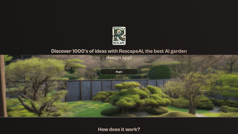 RescapeAI: AI Tool for Garden Design