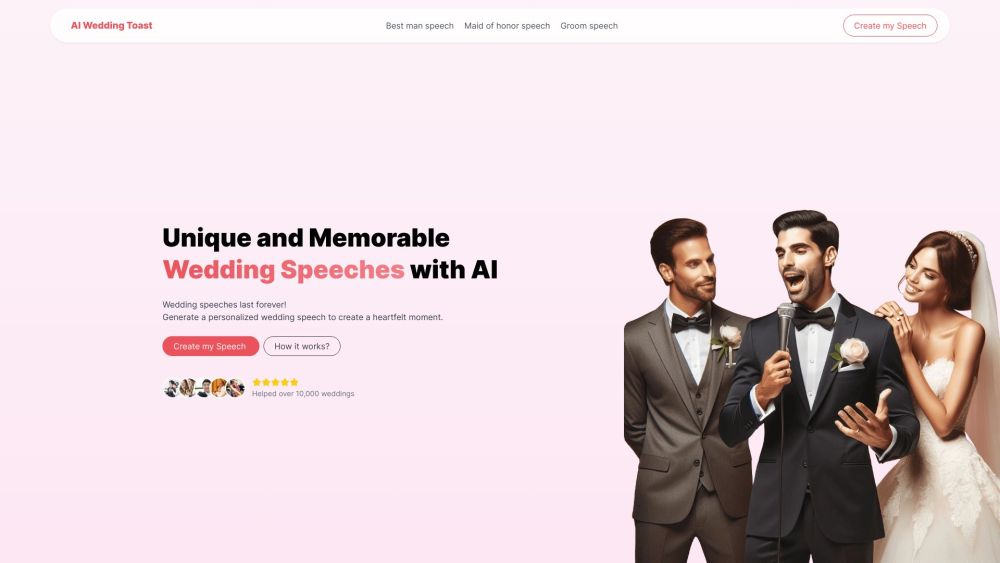 AI Wedding Toast: Craft Personalized Speech with AI