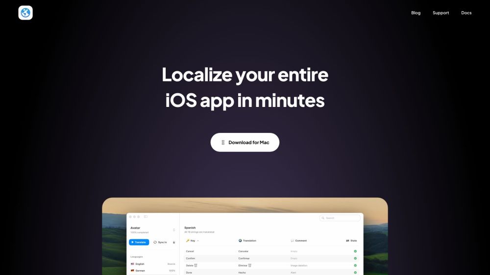 Globify: Localize iOS app in minutes with AI