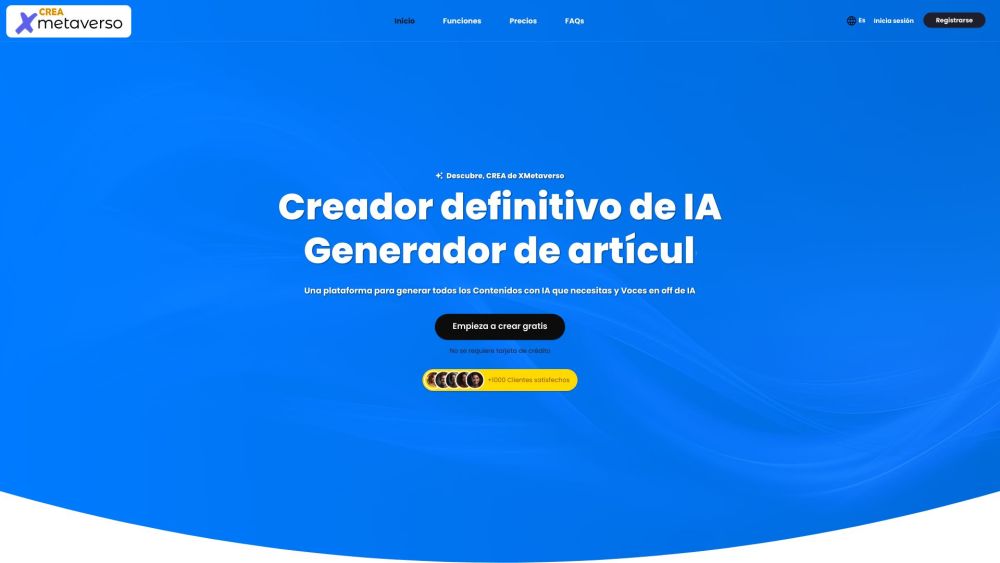 XMetaverso CREA: AI Content Generation Platform