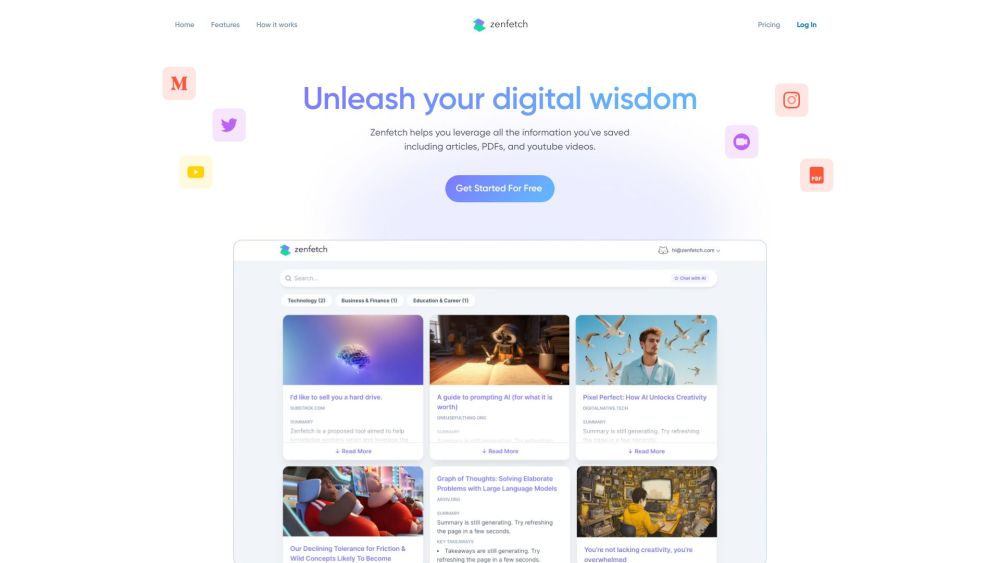 Zenfetch: AI Tool for Personal Knowledge Base