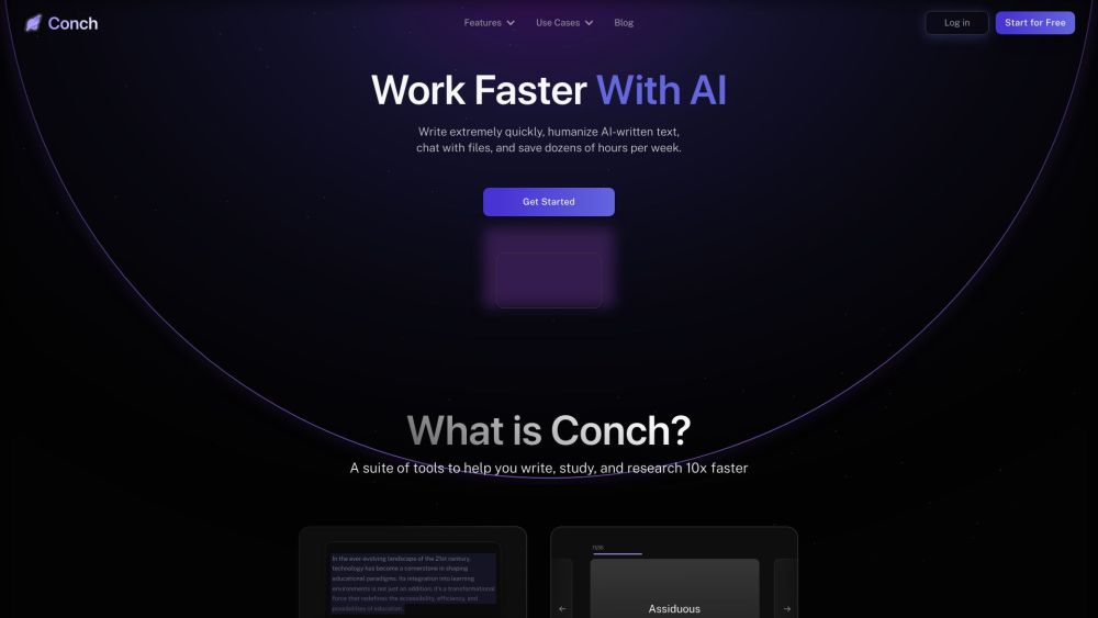 Conch AI: Boost productivity with AI tool