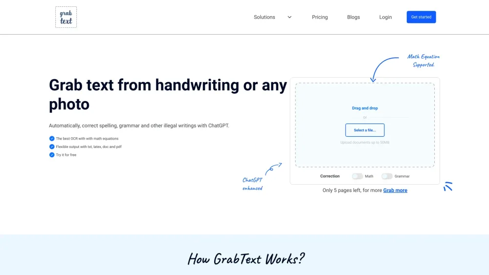 GrabText: The Ultimate AI Tool for Effortless Text Extraction