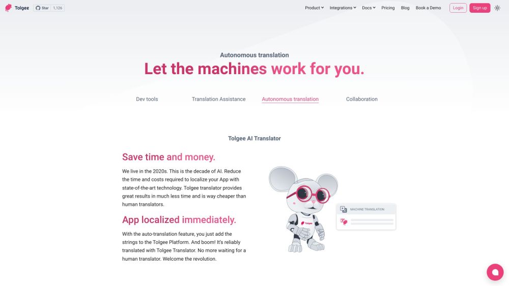 Tolgee: AI Tool for Autonomous Translation