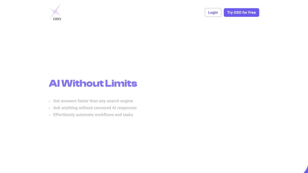 OSO AI: Powerful AI Tool for Fast Answers