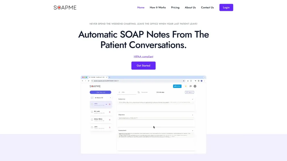 SOAPME.AI: Cutting-edge ai tool for medical documentation