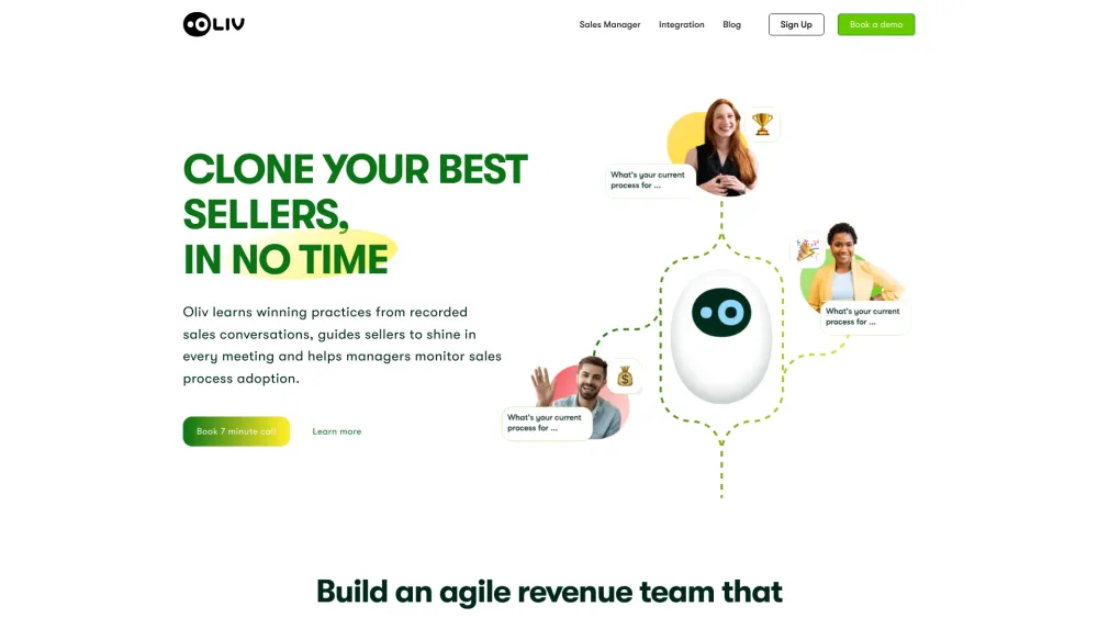 Oliv: AI Tool for Smarter Sales Enablement