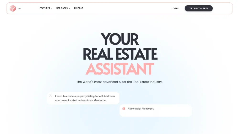 Bibit: AI Tool for Real Estate Professionals