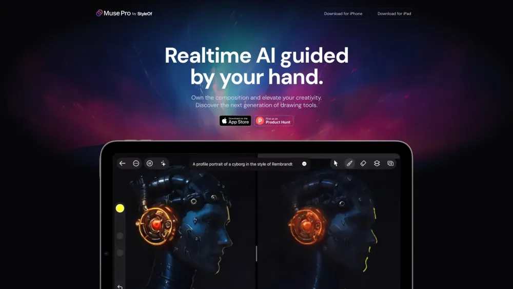 Muse Pro: Ultimate AI Tool for Sketching & Painting