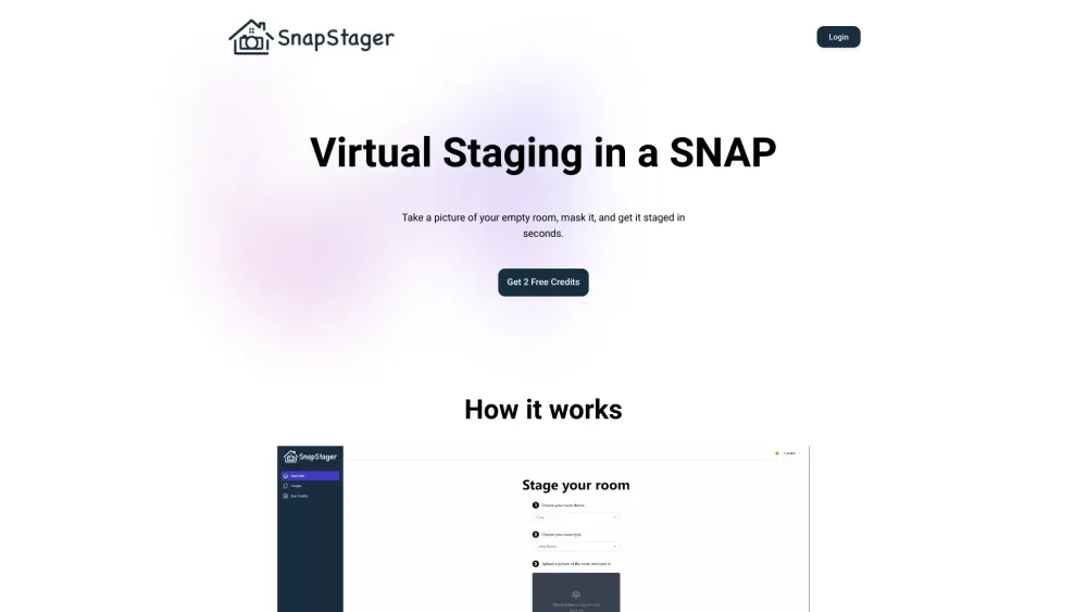 Virtual Staging in a Snap: AI Tool for Easy Staging