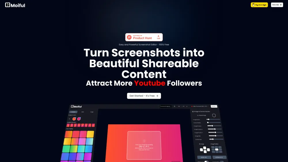 Moiful: AI Tool for Beautiful Shareable Content
