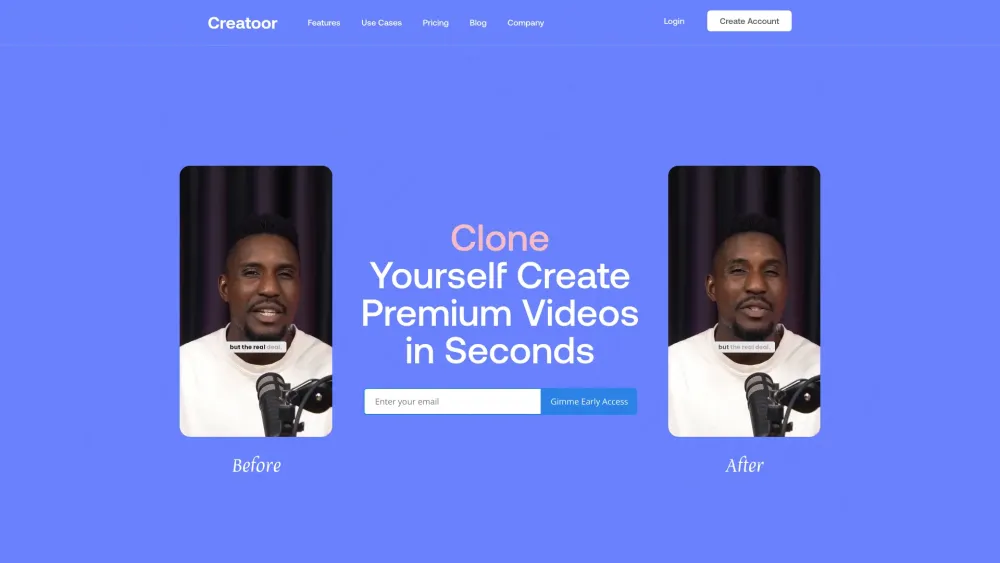 Creatoor AI: Premium Videos with AI Avatars