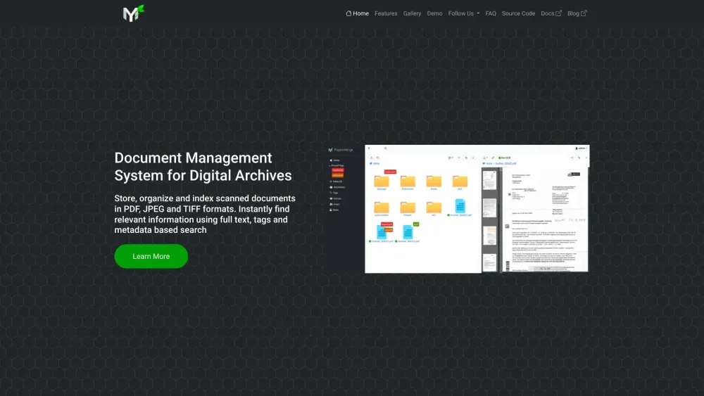 Papermerge DMS: AI Tool for Document Management