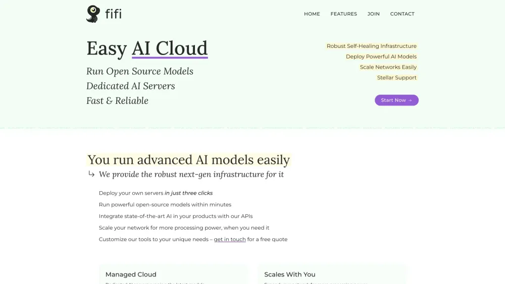 fifi.ai: ai tool for Product Name growth & scale