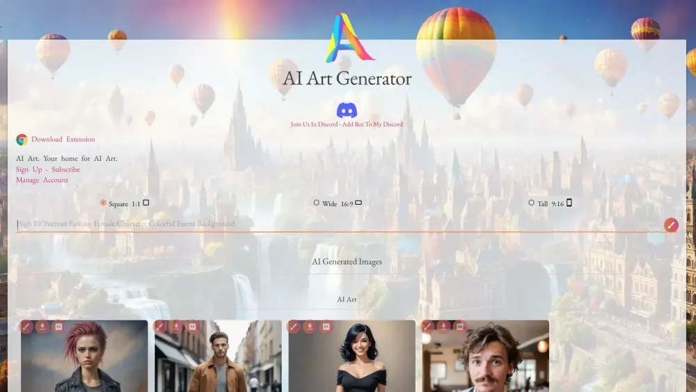 AI Art Generator: AI Tool for Stunning Art & Stock Search