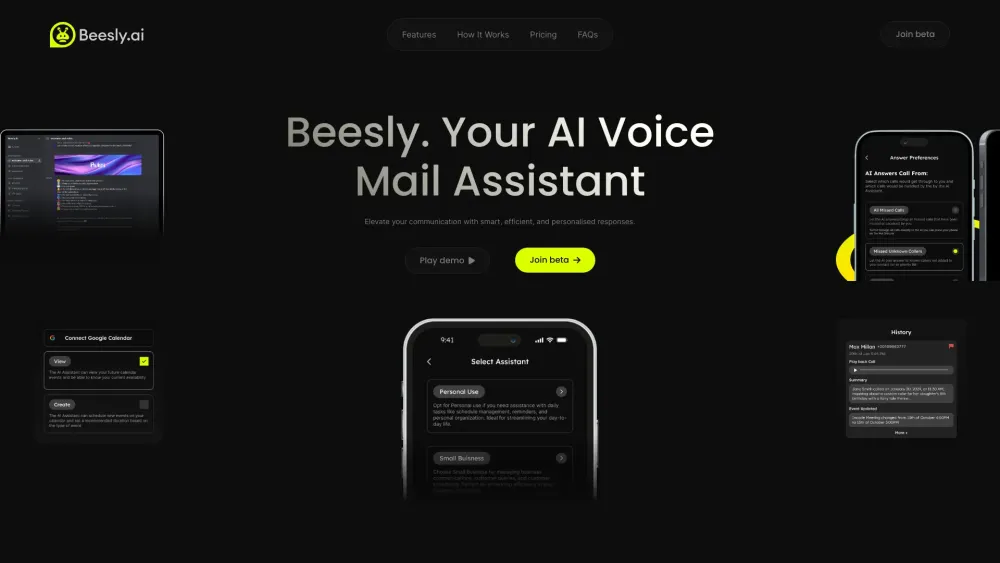 Beesly AI: Intelligent AI Tool for Calls & Tasks