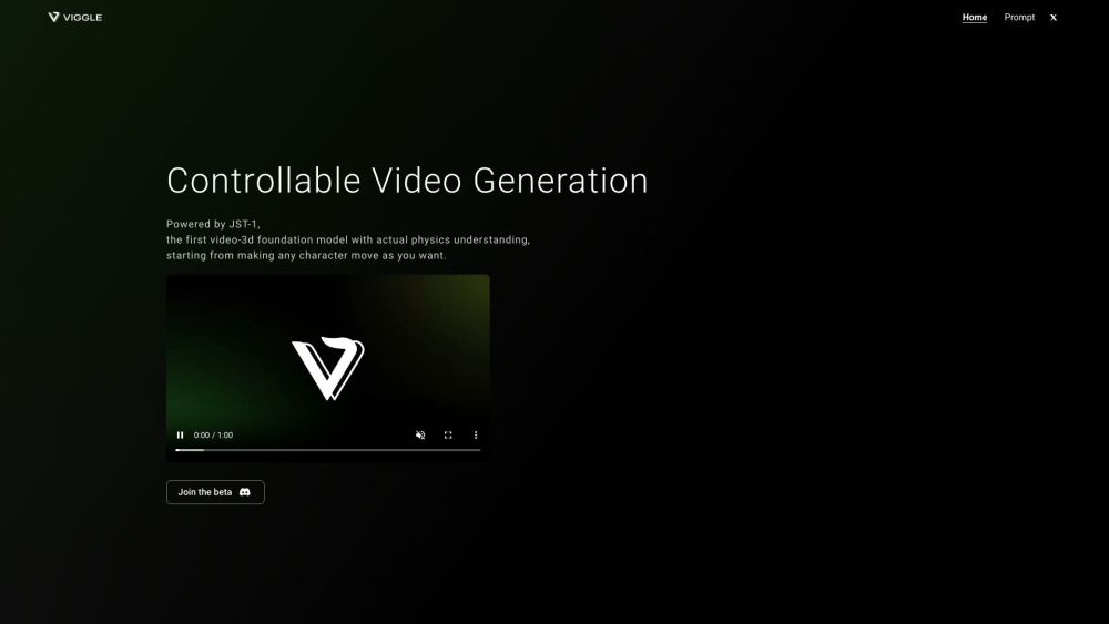 VIGGLE: AI Tool for Physics-Aware Video Generation