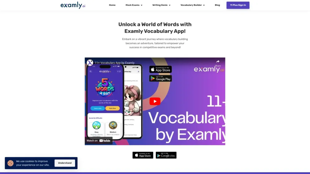 Examly: AI Tool for 11+ Exam Preparation