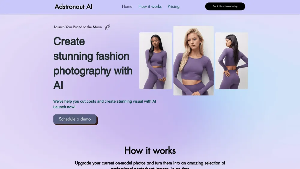 Adstronaut: AI Tool for Fashion Photography