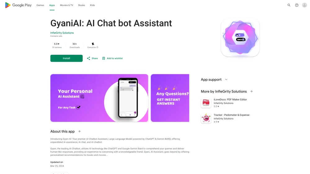 GyaniAI: Premier Cross-Compatible ChatGPT & Gemini BARD Chatbot