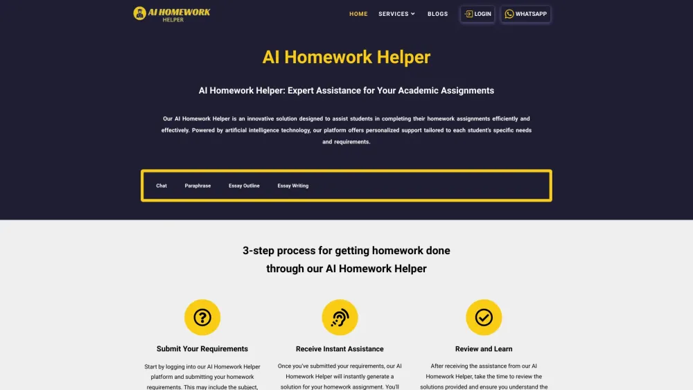 AI Homework Helper: Fast AI Tool for Instant Homework Help