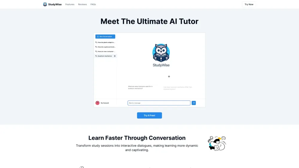 StudyWise: AI Tool for Smart Learning Conversations