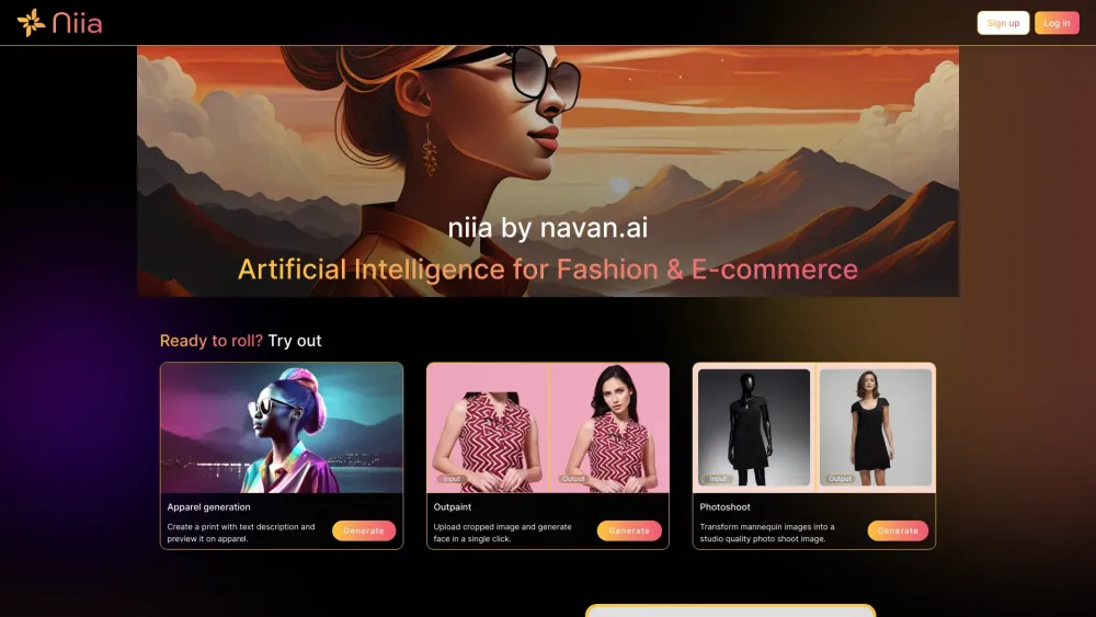 niia.ai: Revolutionize Fashion & eCommerce with this AI Tool