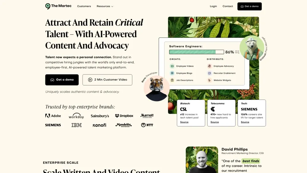 The Martec: AI-powered 6-in-1 Employer Branding & Talent Acquisition
