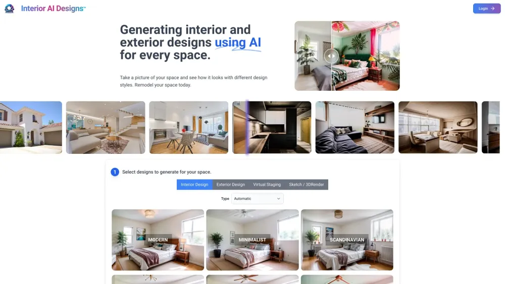 Interior AI Designs: Redesign with AI Tool