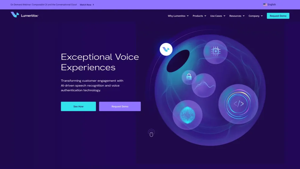 LumenVox: AI Tool for Voice Auth & Speech Recognition