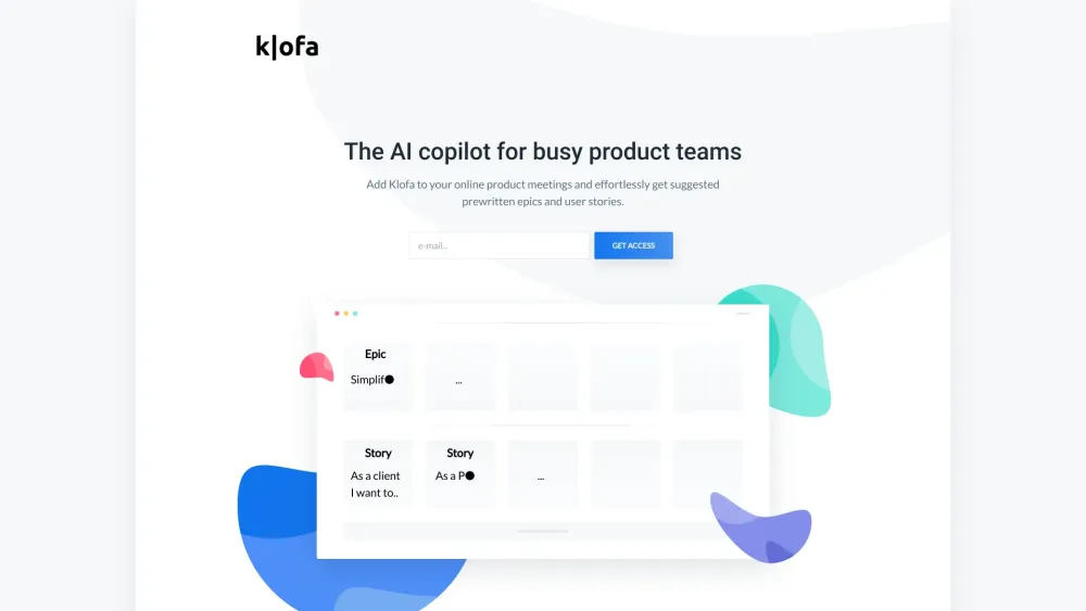 Klofa: AI Copilot for Busy Product Teams